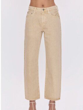 Pistola Lexi Mid Rise Bowed Straight Leg Jeans size 27